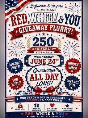 Giveaway on the Red, White & You Influence & Inspire Raid Train